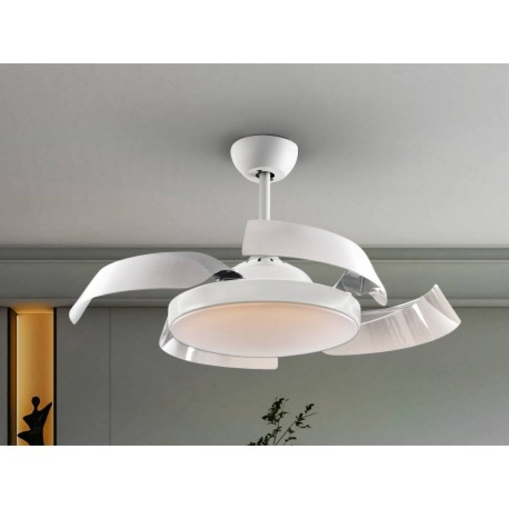 ventilador techo aspas retractiles